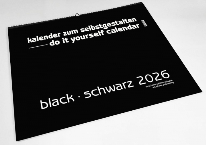 BLACK . SCHWARZ BLANKOKALENDER . DIY . BASTEL . SELBSTGESTALTEN